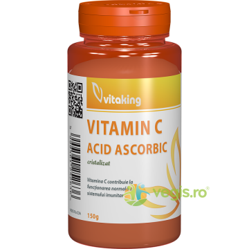 Acid Ascorbic (Vitamina C) Pulbere 150g