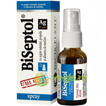 BiSeptol cu Albastru de Metilen si Argint Coloidal Spray 20ml