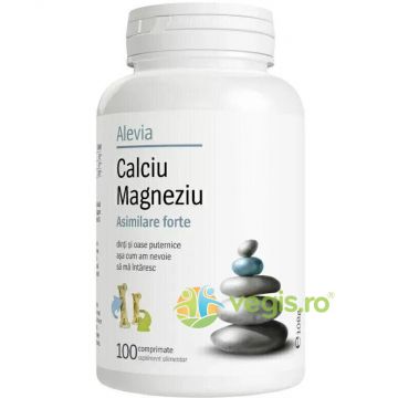 Calciu Magneziu Asimilare Forte 100cp