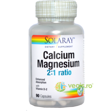 Calciu Magneziu cu Vitamina D 90cps Secom,