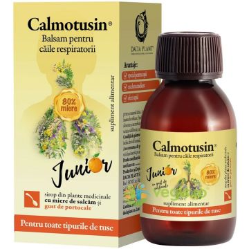 Calmotusin Junior - Sirop cu Miere (Gust de Portocale) 100ml