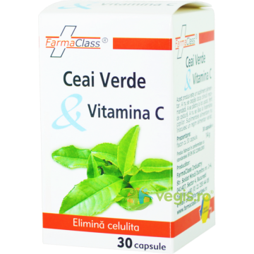 Ceai Verde si Vitamina C 30cps