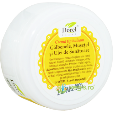 Crema-Balsam Galbenele, Musetel si Ulei de Sunatoare 90ml