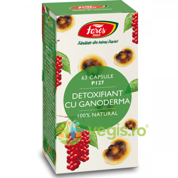 Detoxifiant Cu Ganoderma - 63cps