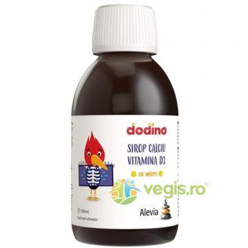 Dodino Sirop Calciu +D3 cu Miere 150ml