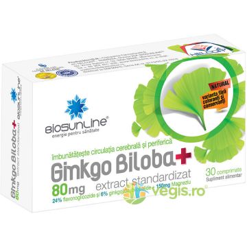 Ginkgo Biloba 80mg 30cpr