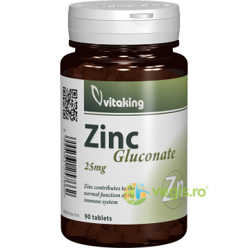 Gluconat de Zinc 25mg 90tb