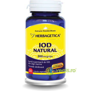 Iod Natural 500mcg 30cps