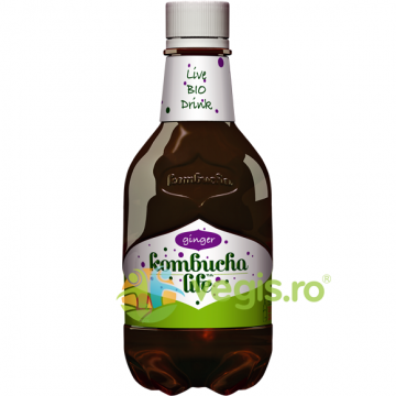 Kombucha Life Cu Ghimbir Ecologic/Bio 330ml