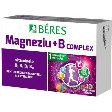 Magneziu + B Complex 30cpr