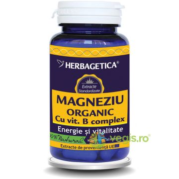 Magneziu Organic Cu B-Complex 30cps