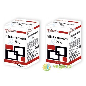 Pachet Tribulus Terrestris si Zinc 30cps+30cps