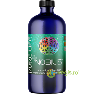 Platina, Aur si Argint Coloidal M+ NOBILIS 35ppm 480ml