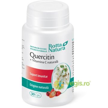 Quercitin cu Vitamina C Naturala 30cps