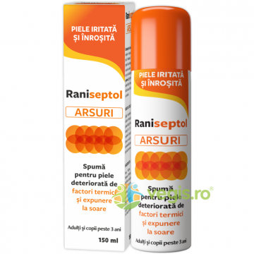 Raniseptol pentru Arsuri Spuma Spray 150ml