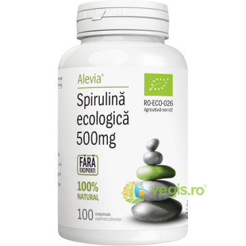 Spirulina 500mg Ecologica/Bio 100cpr