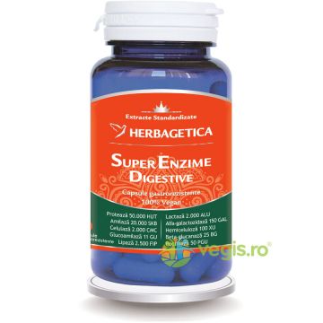 Super Enzime Digestive 30cps