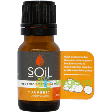 Ulei Esential de Turmeric Ecologic/Bio 10ml