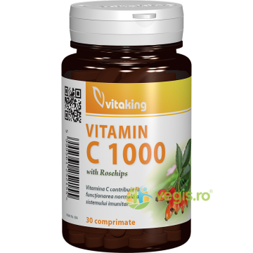 Vitamina C 1000mg cu Macese 30cpr