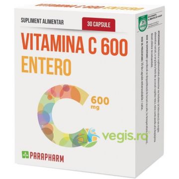 Vitamina C 600mg Entero 30cps