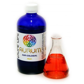 Aur Coloidal 20ppm, Aurum, 480ml - Agnes Itara