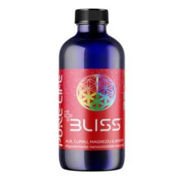 Aur, cupru, magneziu si argint Coloidal 35ppm, Bliss, 240ml - Agnes Itara