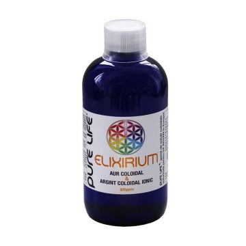 Aur si argint Coloidal 20ppm, Elixirium, 240ml - Agnes Itara