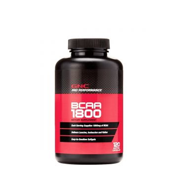 Bcaa 1800, Aminoacizi Bcaa, 120cps - Gnc Pro Performance