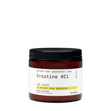 Beyond raw chemistry labs creatine hcl, creatina hcl, fara aroma, 240g - Gnc