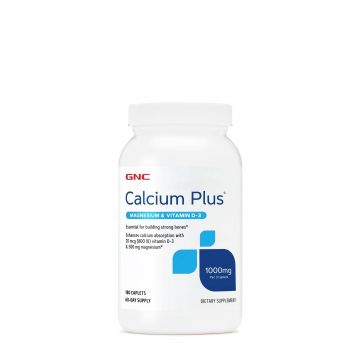 Calcium plus magnesium vitamin d-3 1000mg, calciu cu magneziu si vitamina d-3, 180tbl - Gnc Calcium plus magnesium vitamin d-3 1000mg, calciu cu magneziu si vitamina d-3, 180tbl - Gnc