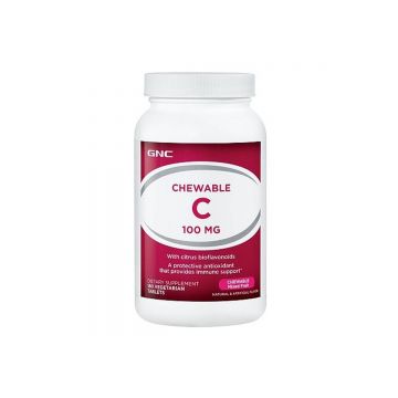 Chewable C 100 Mg, Vitamina C Masticabila, 180tbl - Gnc