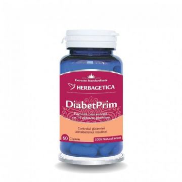 Diabetprim, 60cps si 30cps - Herbagetica 30 capsule