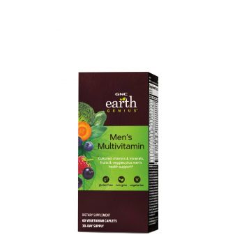 Earth Genius Men’s Multivitamin, Complex de Multivitamine pentru Barbati, 60tbl - GNC