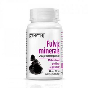 Fulvic minerals, 300mg, 30cps - Zenyth