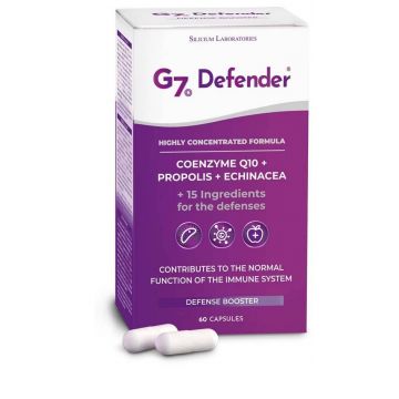 G7 defender cu coenzima Q10, propolis si echinacea, 60cps - Silicium Laboratories