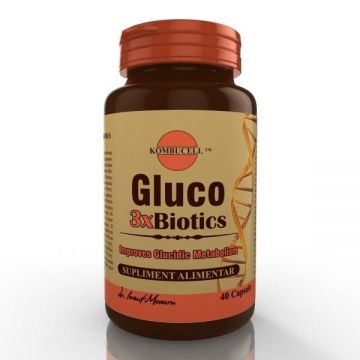 Gluco 3x Biotics, 40cps - Pro Natura