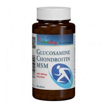 Glucosamine chondroitin msm, 400mg, 60tbs - Vitaking