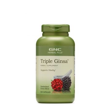 Herbal Plus, Triple Ginsa, 200cps - Gnc