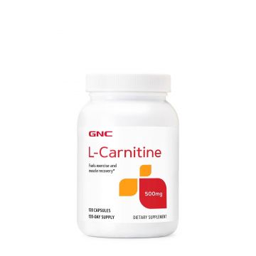 L-carnitine 500mg, L-carnitina, 120cps - Gnc