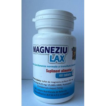 Magneziu lax, 60 tablete - Herbs