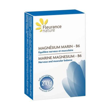 Magneziu marin cu vitamina B6, 60cpr - Fleurance Nature
