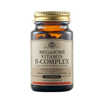 Megasorb B complex, 50tbs - Solgar