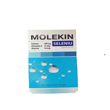 Molekin seleniu 100mcg, 30cpr - Zdrovit