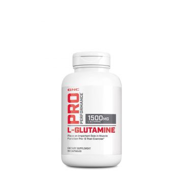 Pro performance l-glutamine 1500mg, glutamina, 90 cps - Gnc