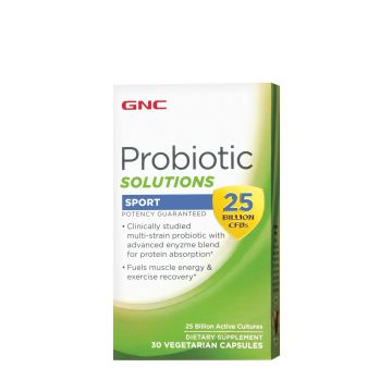 Probiotic soultions sport, 25 billion cfus, probiotic 25 miliarde cfu, 30cps - Gnc