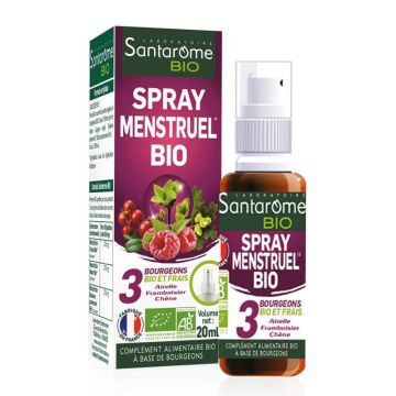 Spray Menstruel complex 3 muguri gemoterapici, eco-bio, 20ml - Santarome