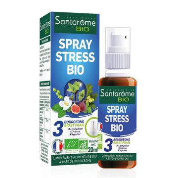 Spray Stres complex 3 muguri gemoterapici, eco-bio, 20ml - Santarome