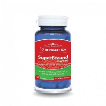 Superfecund, barbati - Herbagetica 120 capsule