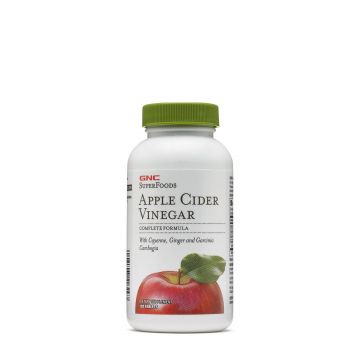 Superfoods apple cider vinegar, otet din cidru de mere, 120tbl - Gnc