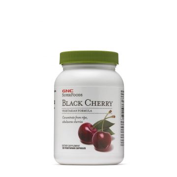 Superfoods Black Cherry, Concentrat De Cirese Negre, 120cps - Gnc